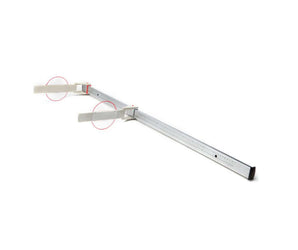 Aluminium lengtemeter voor baby's, meetbereik tot 100 cm.