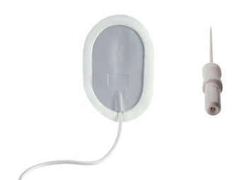 Ambu Neuroline 720 oppervlakte elektrode met wet gel, sterke hechting, flexibele lead wire en 1.5mm connector.