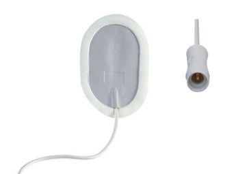 Ambu Neuroline 720 oppervlakte elektrode met wet gel, sterke hechting, flexibele lead wire en 0.7mm connector.