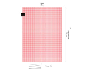 ECG papier vouwboek voor Fukuda Denshi CardiMax FX7202