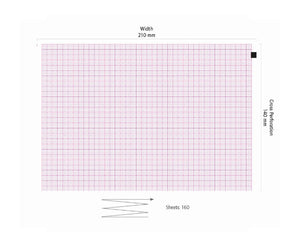 ECG papier vouwboek voor Schiller AT-10+/AT-110