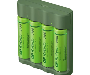 GP ReCyko USB batterijlader B421 voor 4 AA batterijen