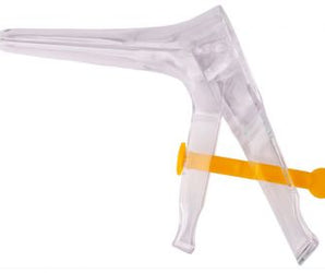 Invisio® disposable vaginaal speculum maat XXS (geel)