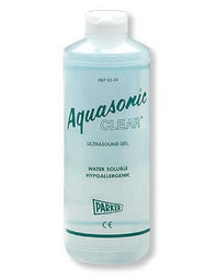 Parker Aquasonic Clear ultrasound gel zonder geur- of kleurstoffen, hypoallergeen, bacteriostatisch, fles 1 liter