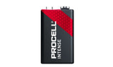 Duracell Procell Intense Alkaline batterij type 6LR61 9 Volt, voor apparaten met hoog energieverbruik, niet oplaadbaar.