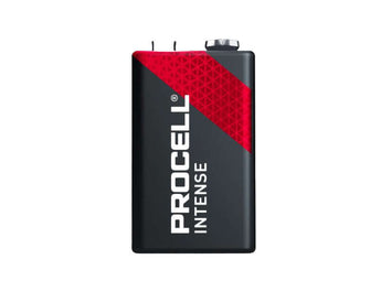 Duracell Procell Intense Alkaline batterij type 6LR61 9 Volt, voor apparaten met hoog energieverbruik, niet oplaadbaar.