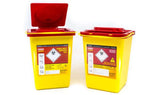 Safebox Superior Labelled naaldcontainer met een inhoudsmaat van 3 liter, voor het veilig verzamelen en opslaan van naalden, scalpelmesjes en ander scherp medisch afval. praktisch formaat voor intensiever gebruik.