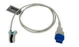 Reusable oorclip SpO2 sensor voor GE TruSignal TS-E-D, kabellengte 1 meter. 