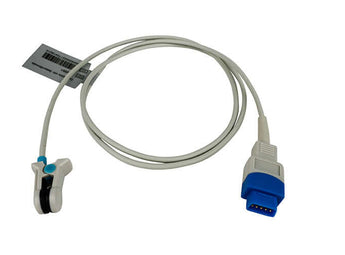 Reusable oorclip SpO2 sensor voor GE TruSignal TS-E-D, kabellengte 1 meter. 