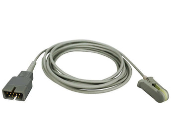 Reusable oorclip SpO2 sensor voor Nellcor D-YE lang No-Max, kabellengte 3 meter. 