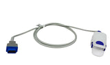 Reusable vingerclip SpO2 sensor voor GE TruSignal TS-F-D, voor volwassenen, kabellengte 1 meter.