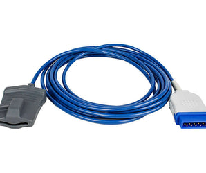 Reusable soft-tip vingerclip SpO2 sensor voor GE TruSignal TS-SA4-GE, direct connect, voor volwassenen, kabellengte 3 meter.