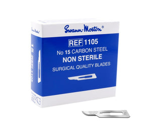 Swann Morton Carbon Non Sterile mesjes nr. 15 (1105)