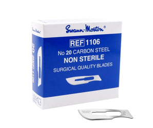Swann Morton Carbon Non Sterile mesjes nr. 20 (1106)

