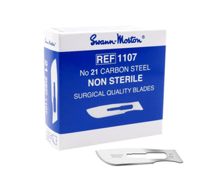 Swann Morton Carbon Non Sterile mesjes nr. 21 (1107)