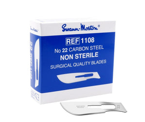 Swann Morton Carbon Non Sterile mesjes nr. 22 (1108)