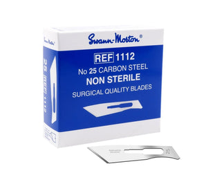 Swann Morton Carbon Non Sterile mesjes nr. 25 (1112)