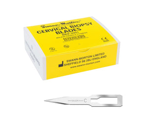 Swann Morton Sterile RVS Cervical biopsie mesjes (2001) - 10 stuks