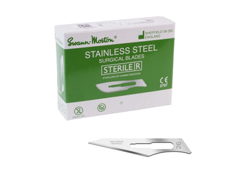 Swann Morton Sterile RVS chirurgische mesjes nr. 26, Swann Morton referentie 0313.  