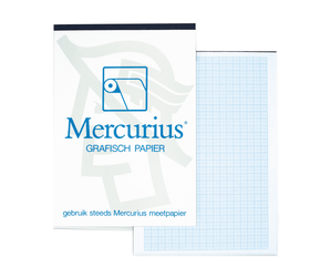 Mercurius Millimeterpapier blauw (A4, A3)