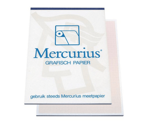Mercurius Millimeterpapier bruin (A4, A3)