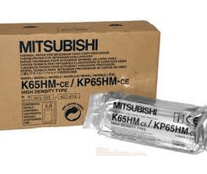 Mitsubishi videoprinterpapier rol K65HM-CE / KP65HM-CE HD (4 stuks)