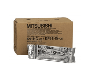 Mitsubishi videoprinterpapier rol K91HG-CE / KP91HG-CE (4 stuks)